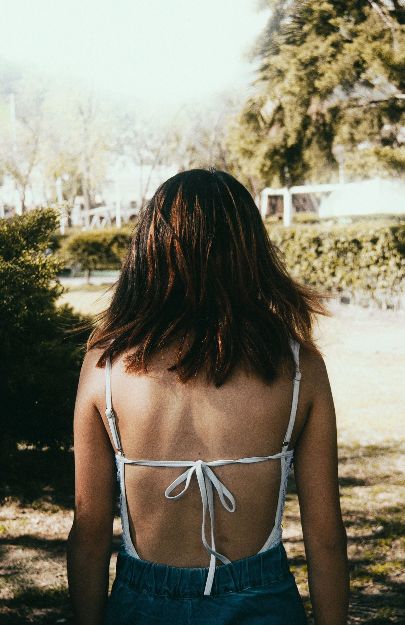 Choose a Hairstyle Around Your Dress Neckline, Sleeves and Back Detail