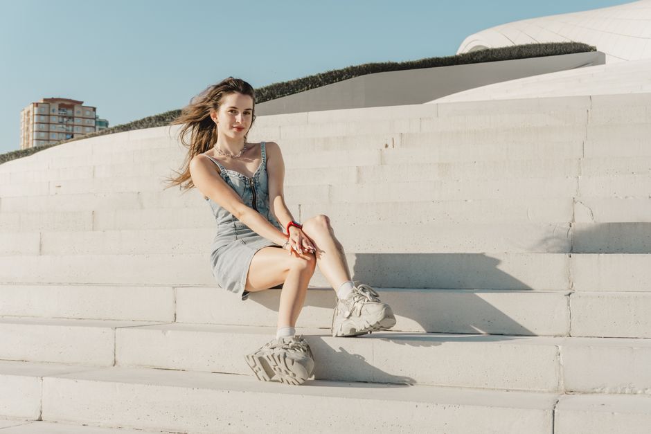 How to Style a Denim Dress