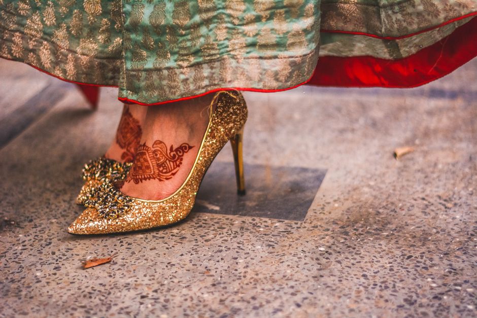 How to Wear Metallic Shoes