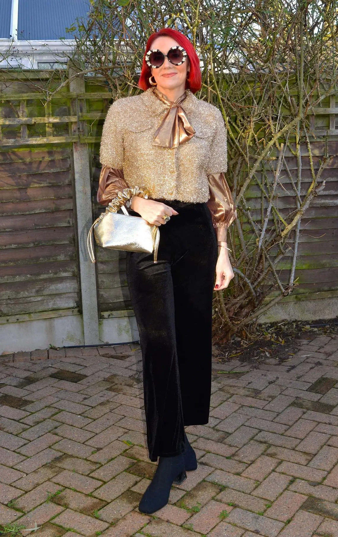 Gold and Black Velvet